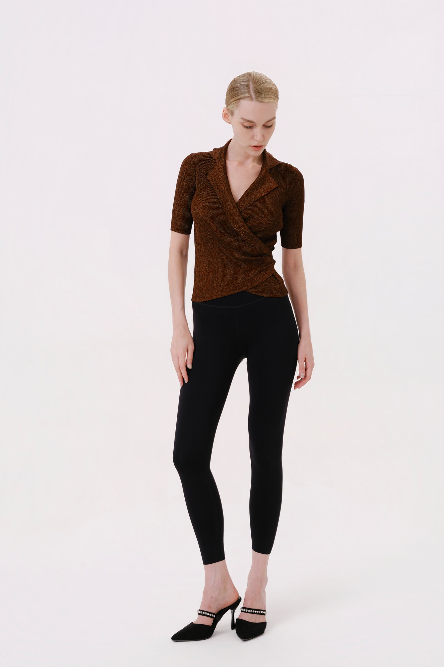 Black High-Stretch Yoga Leggings