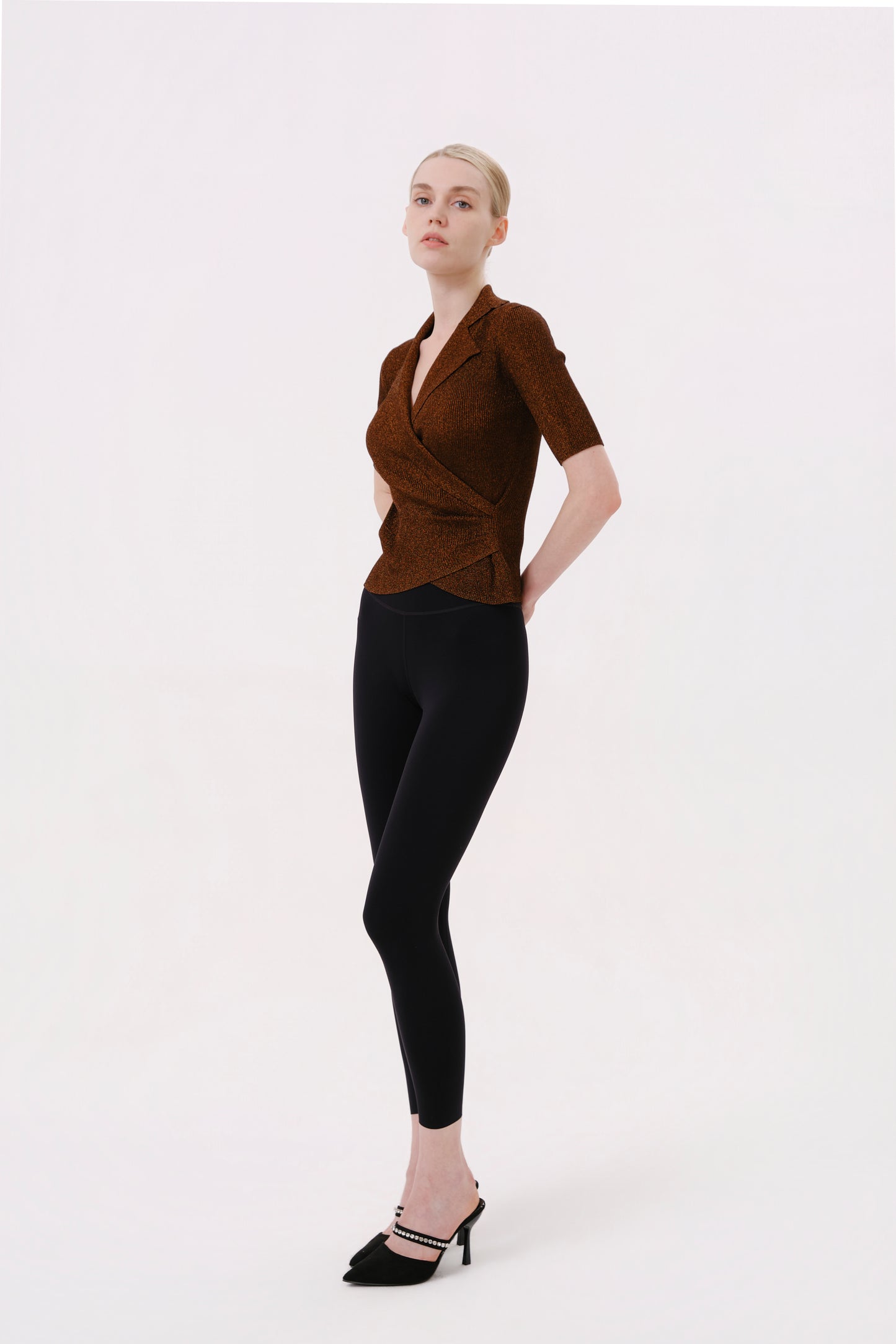 Black High-Stretch Yoga Leggings